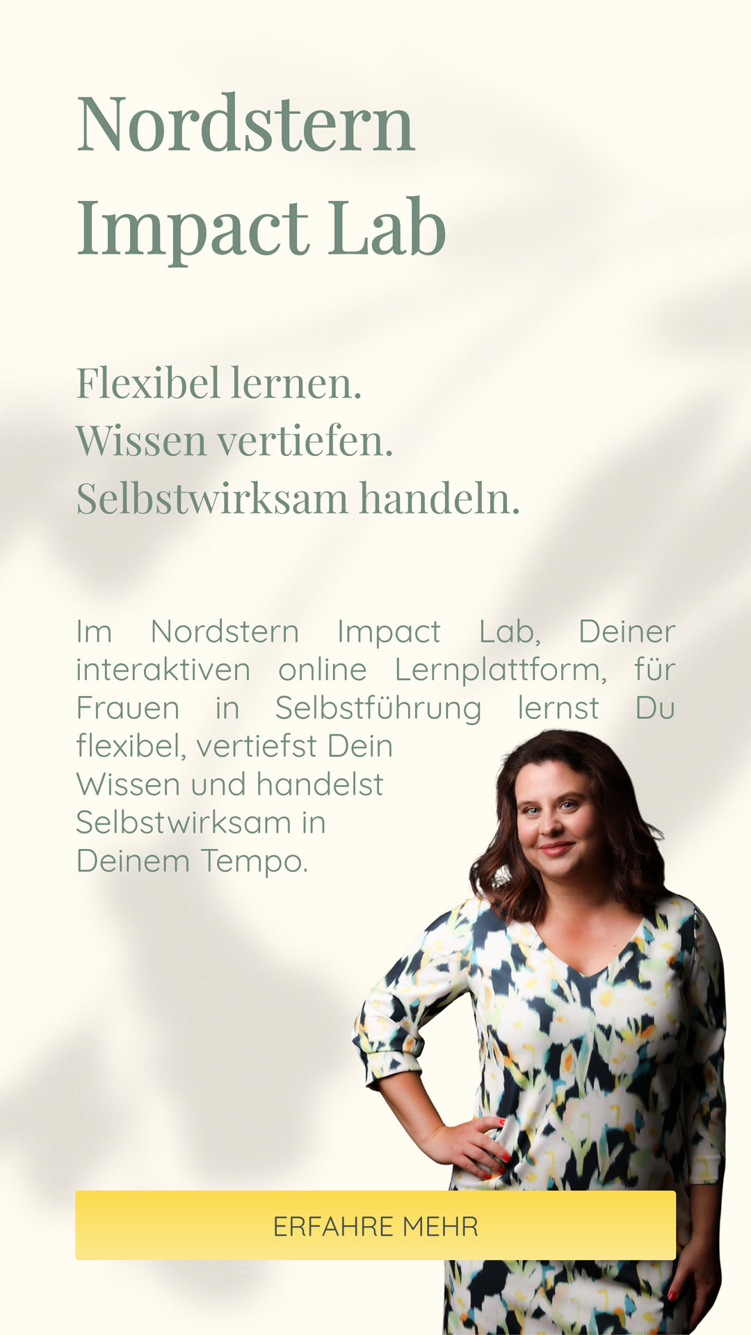 Nordstern Impact Lab | Flexibel lernen. Wissen vertiefen. Selbstwirksam handeln. | Im Nordstern Impact Lab, Deiner interaktiven online Lernplattform, für Frauen in Selbstführung lernst Du flexibel, vertiefst Dein Wissen und handelst Selbstwirksam in Deinem Tempo.