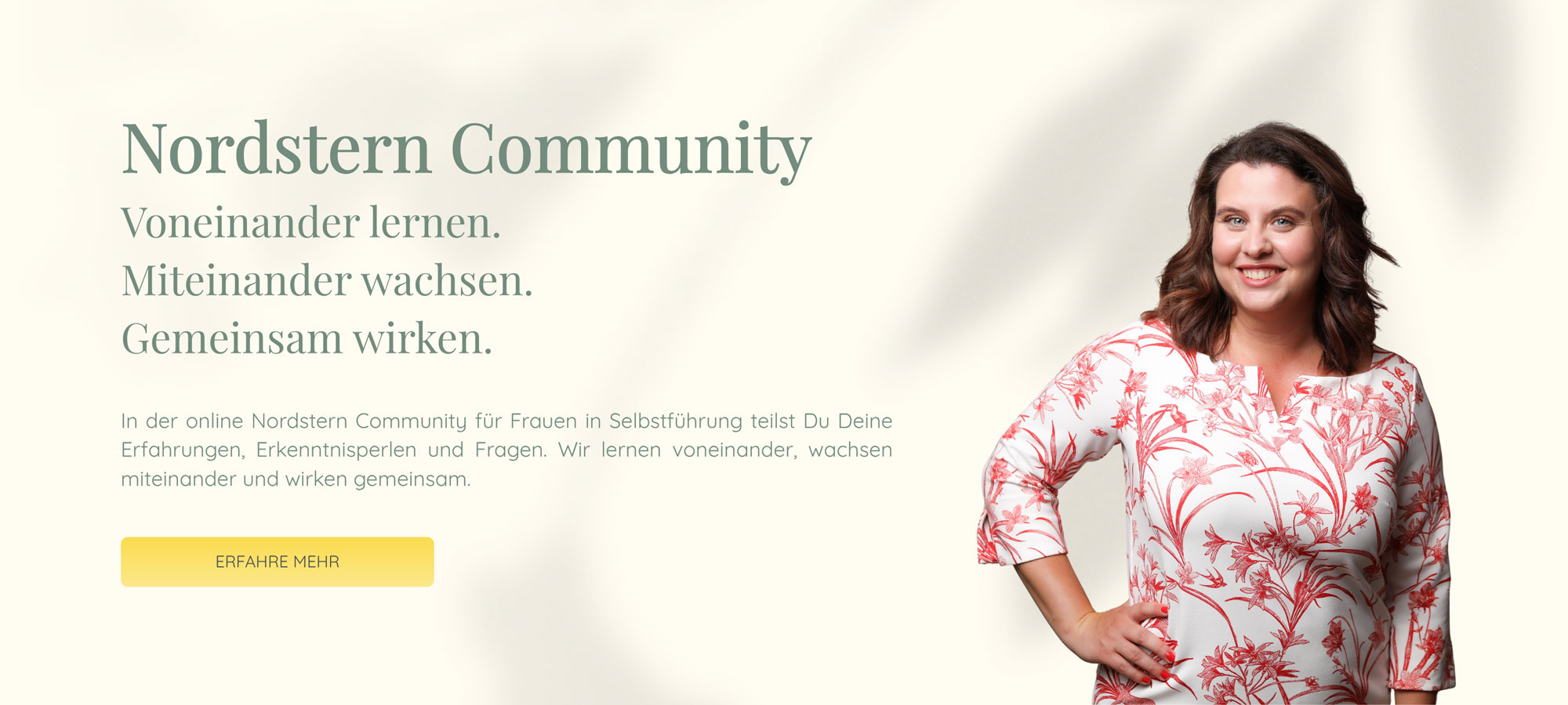 Nordstern Community | Voneinander lernen. Miteinander wachsen. Gemeinsam wirken. | In der online Nordstern Community für Frauen in Selbstführung teilst Du Deine Erfahrungen, Erkenntnisperlen und Fragen. Wir lernen voneinander, wachsen miteinander und wirken gemeinsam.