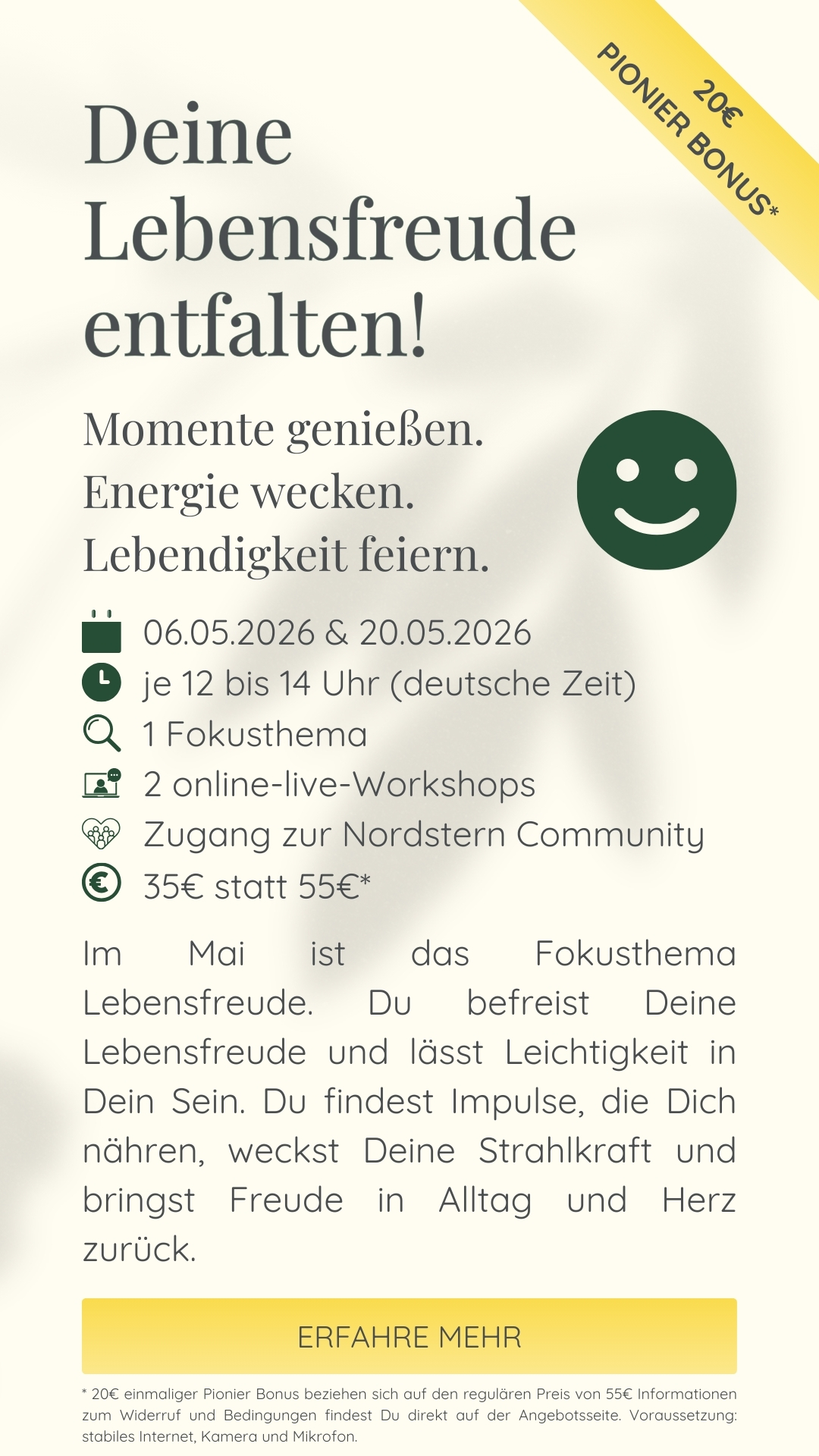 Deinen Neubeginn gestalten!